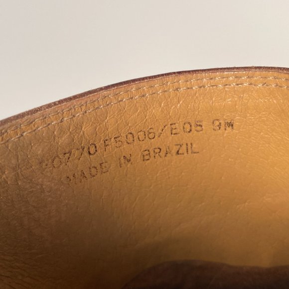 Frye Charlotte Distressed Brown Leather Harness Accent Mules Women Size 9 M - Picture 9 of 9